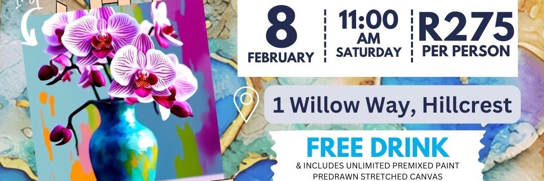 Passion Paint and Sip - Orchid