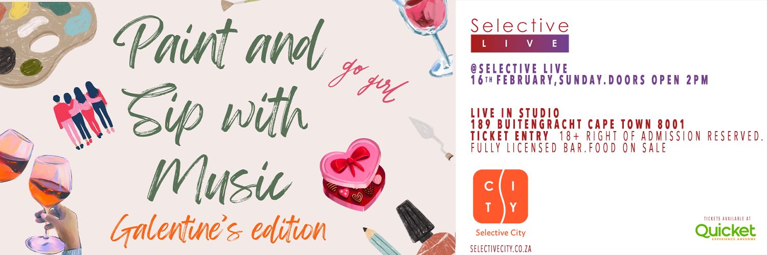 Paint & Sip with Music : Galentine's edition