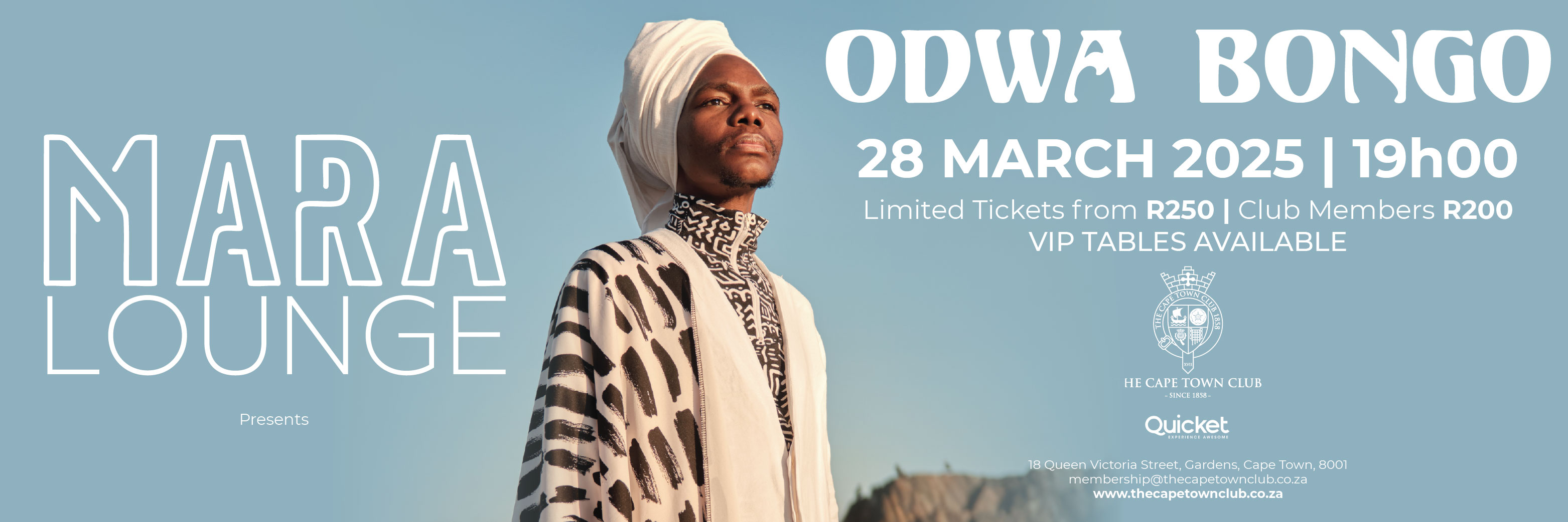 Mara Lounge Presents Odwa Bongo