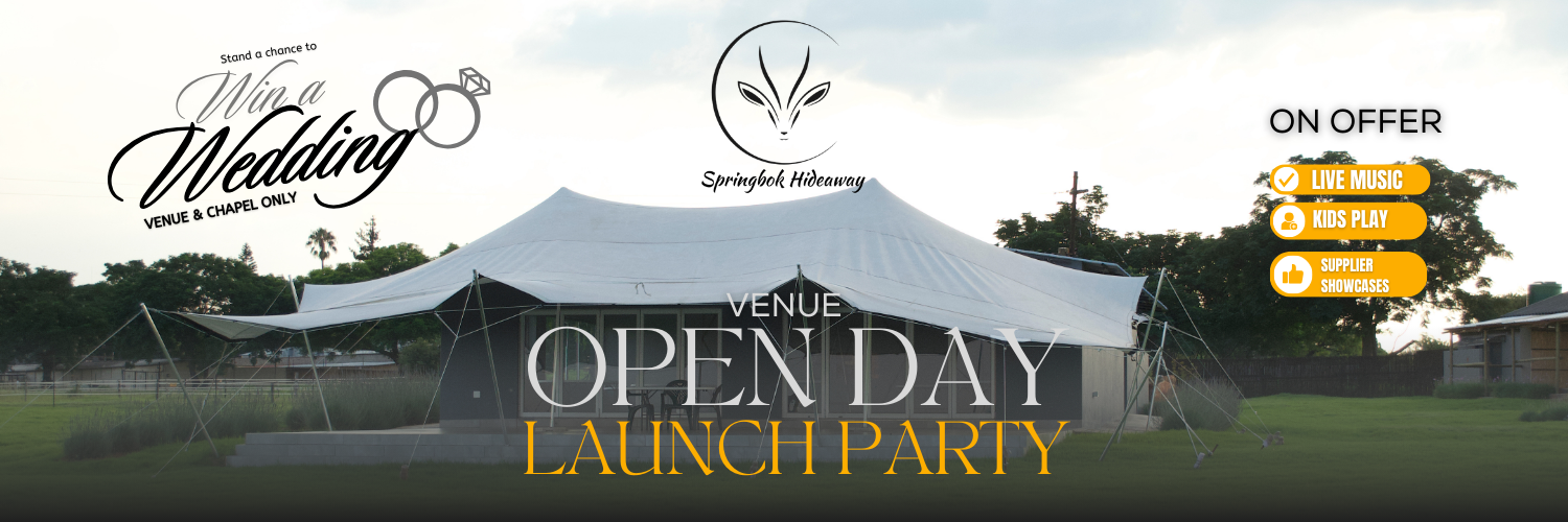 Springbok Hideaway Venue OPEN DAY LAUNCH PARTY
