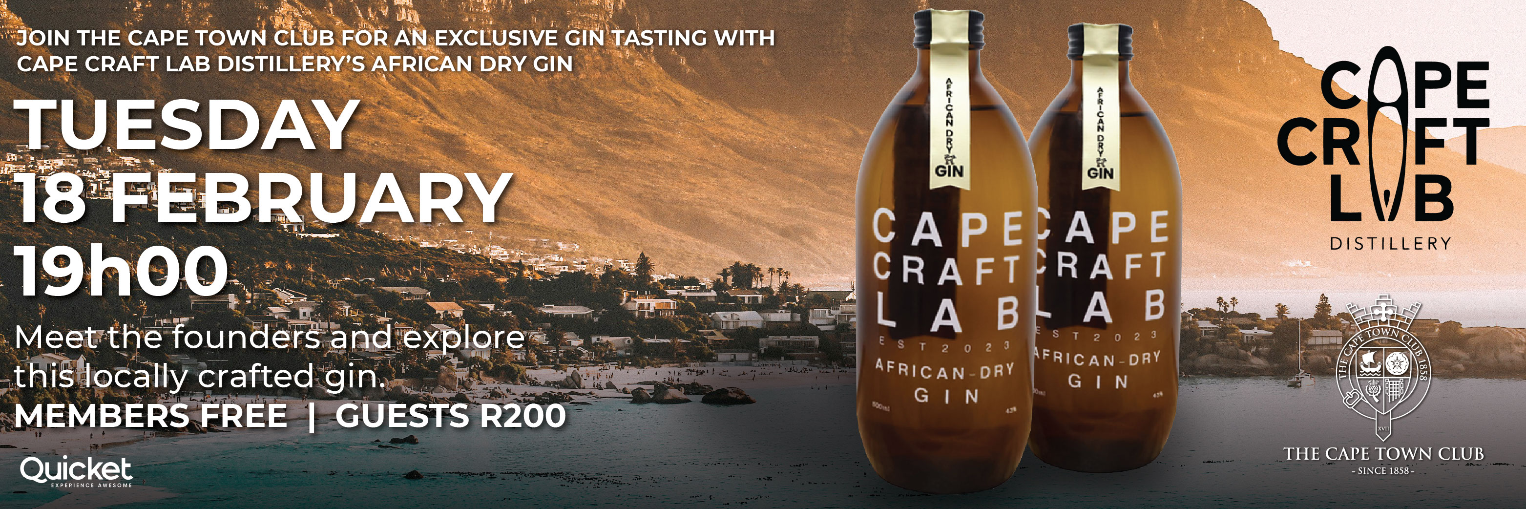 Cape Craft Lab - African Dry Gin Tasting