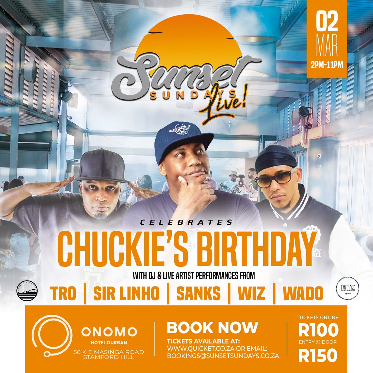 Sunset Sundays Live - Chuckie's Birthday