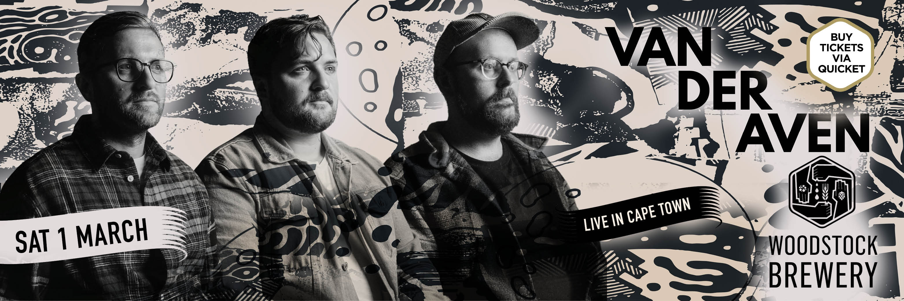 Van Der Aven live at Woodstock Brewery