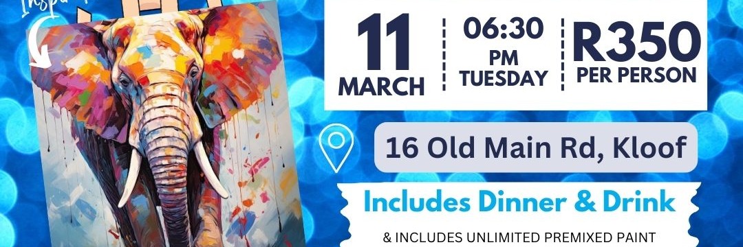 Passion Paint and Sip - Elephant