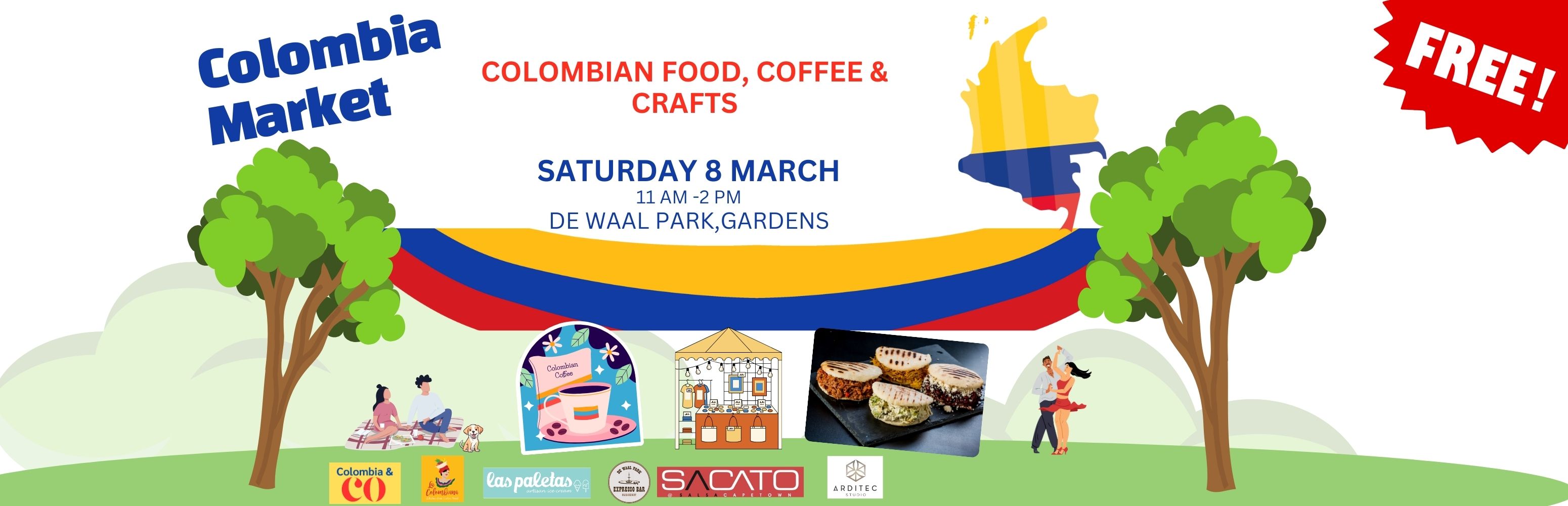 Colombia Market 8 March @ De Waal Park