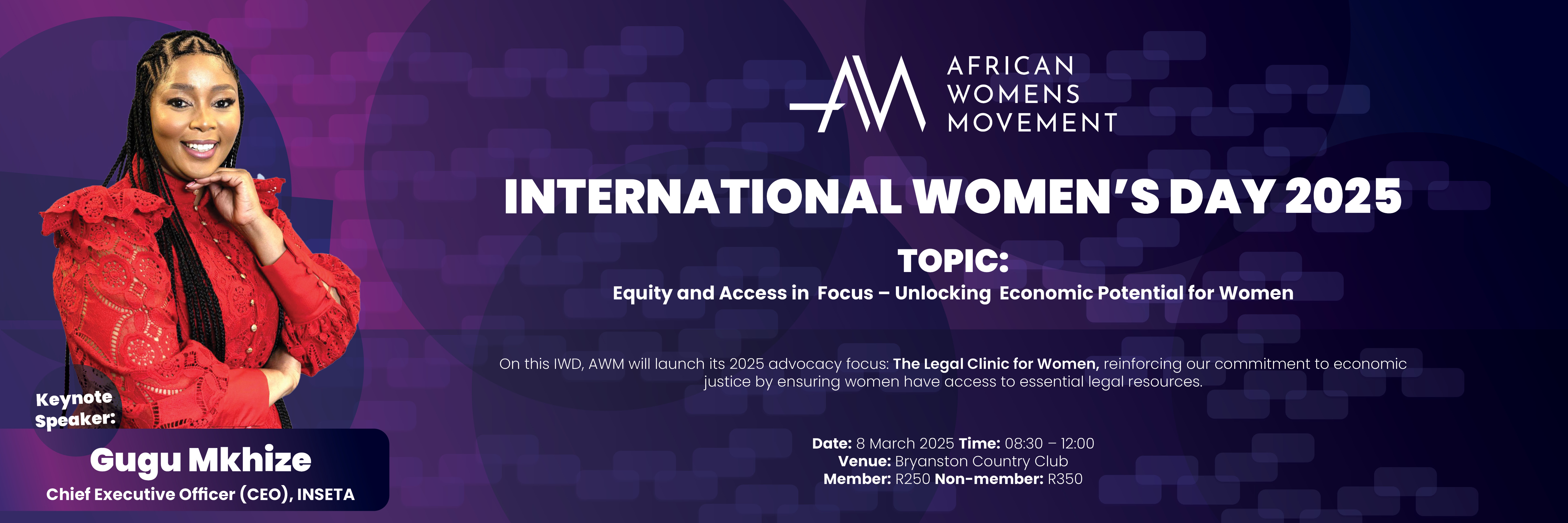 IWD 2025: AWM Legal Clinic for Women Launch