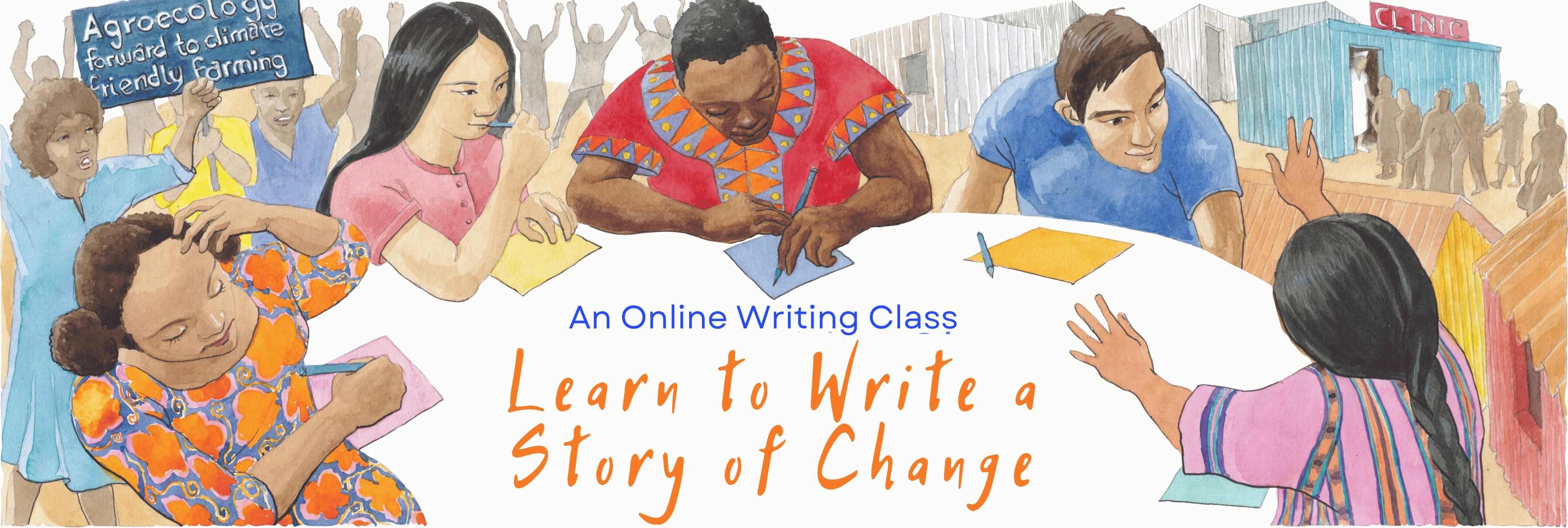 Learn to Write your own Stories of Change: Online Story-Writing Class - May 2025