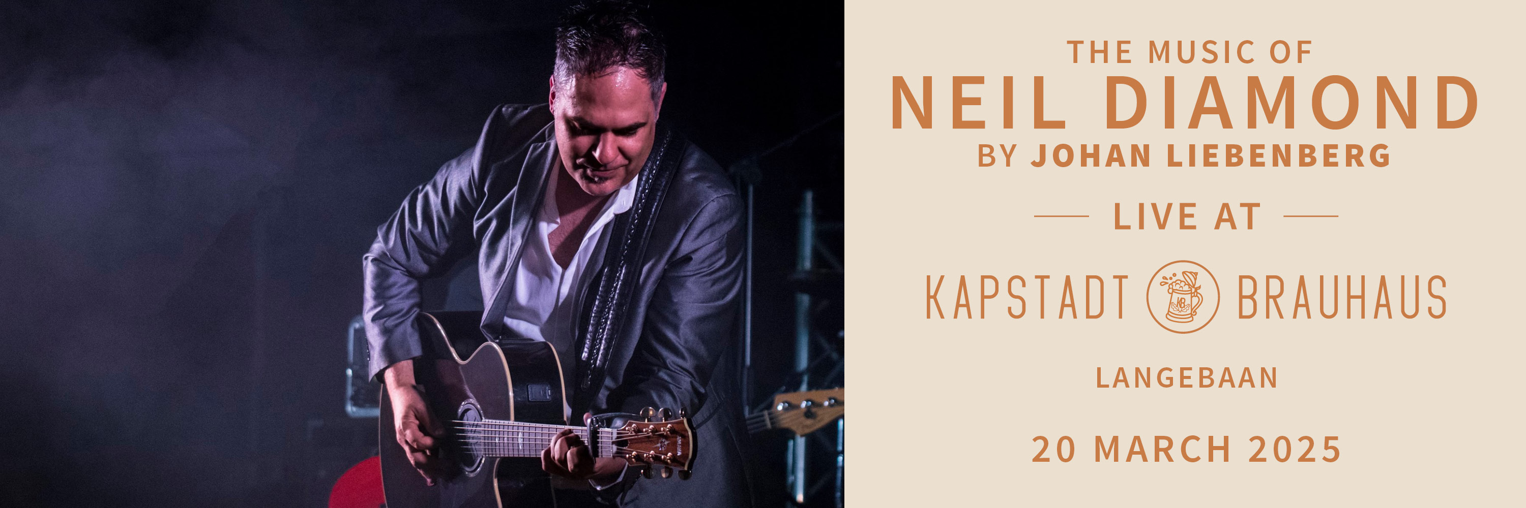 The music of Neil Diamond by Johan Liebenberg | Kapstadt Brauhaus Langebaan