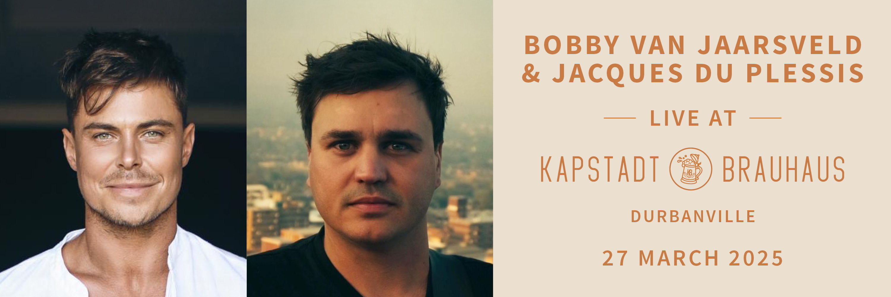 Bobby van Jaarsveld & Jacques du Plessis live by Kapstadt Brauhaus Durbanville