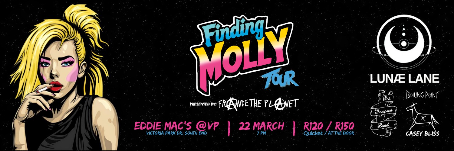 Finding Molly Tour | Lunæ Lane, Boiling Point, Rob Thompson Band & Casey Bliss