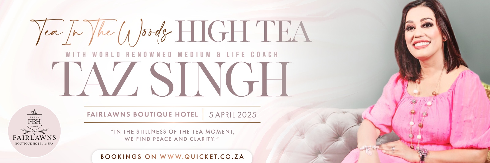 TEA IN THE WOODS HIGH TEA WITH TAZ