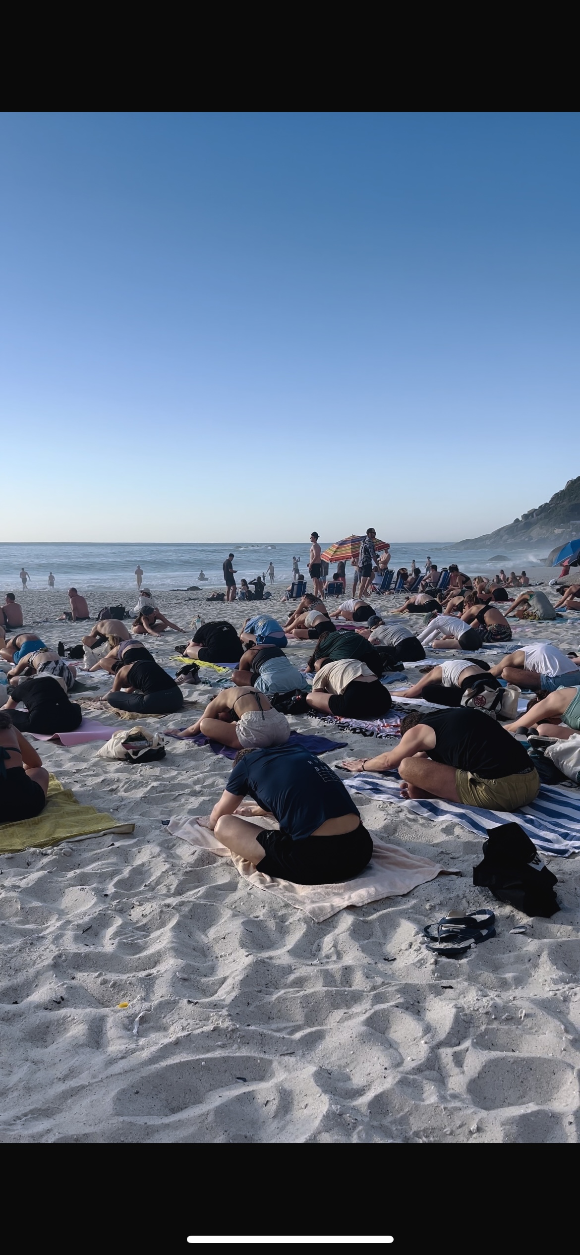 Yoga Sunset Session with Myles at Camps Bay Beach