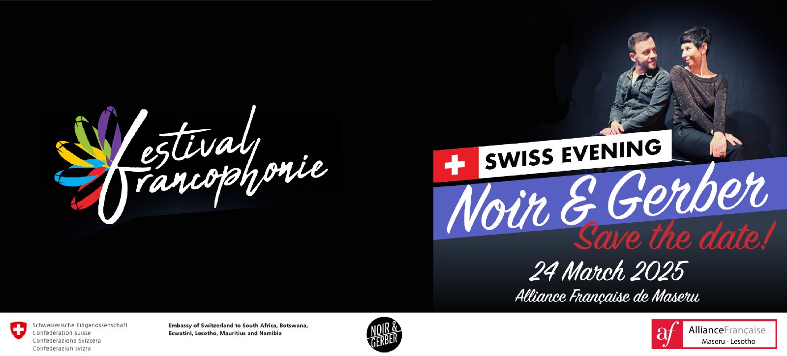 Noir & Geber Swiss night