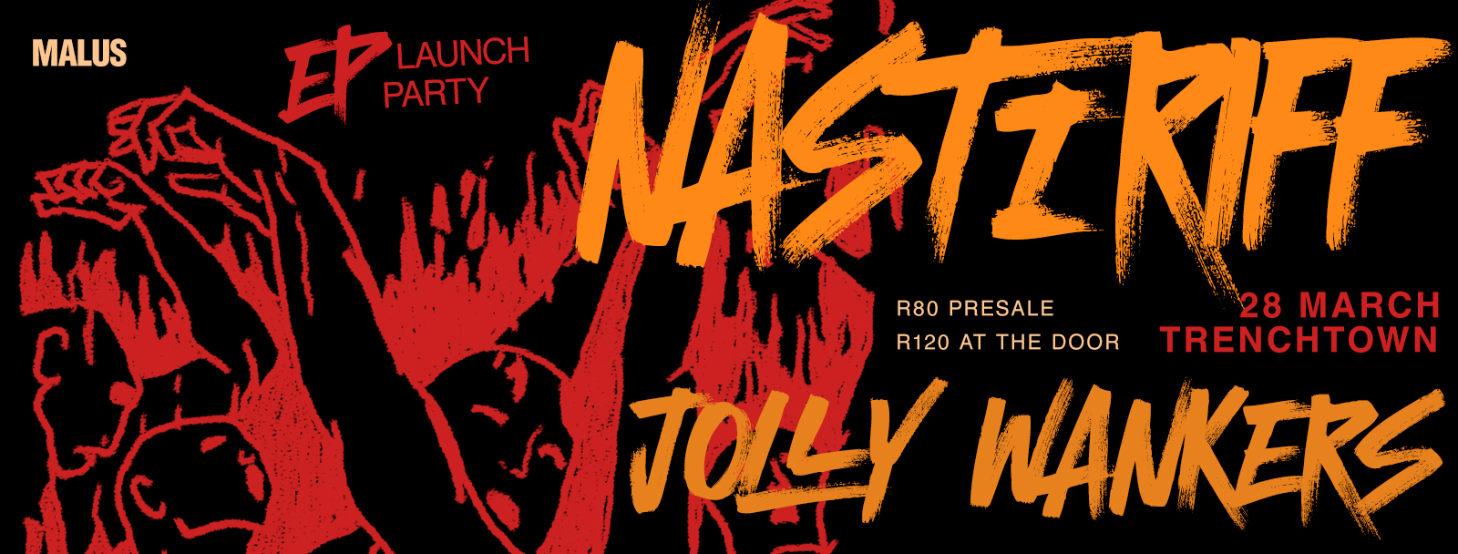 NASTIRIFF EP Launch Party feat. JOLLY WANKERS @ Trenchtown