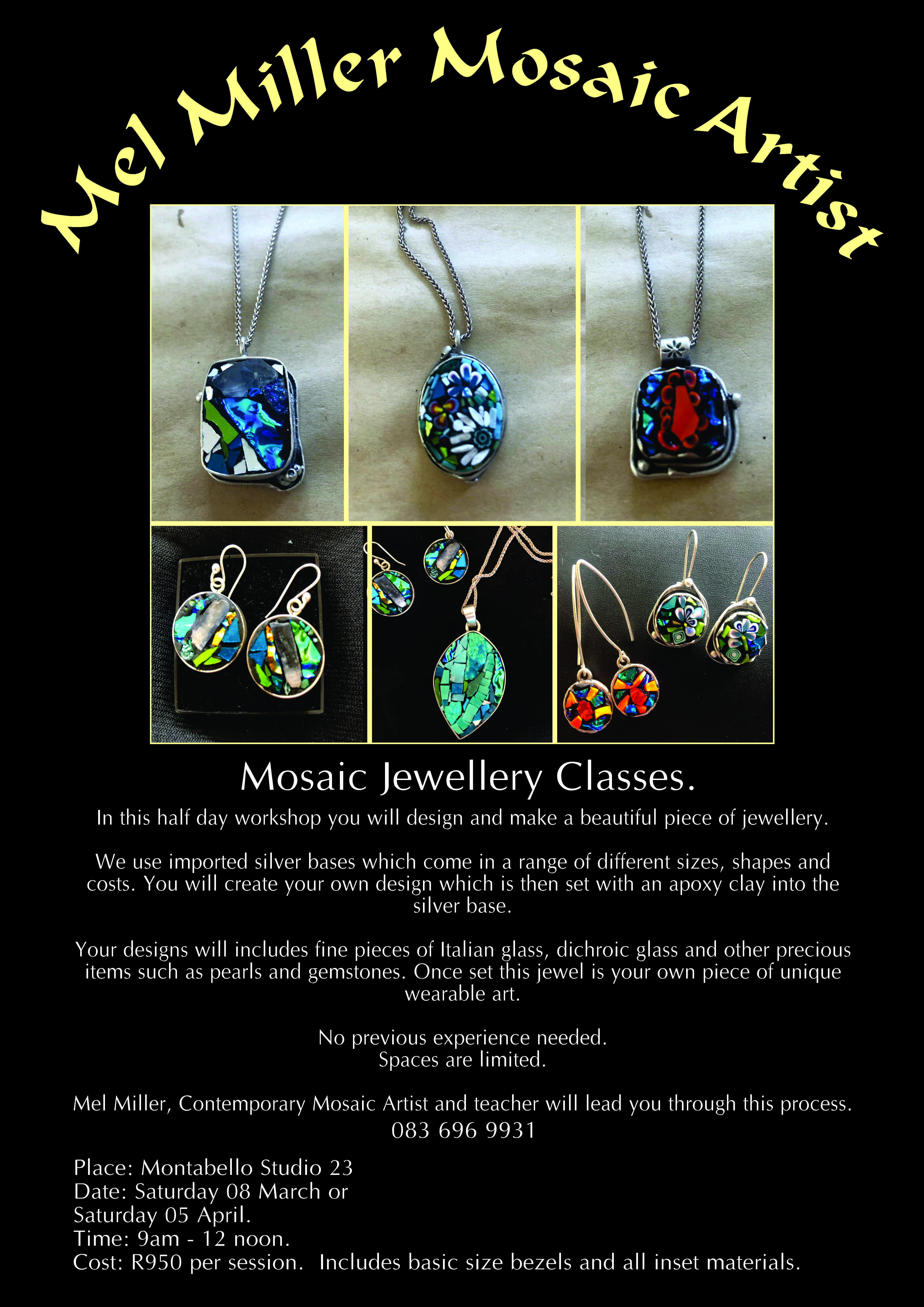 Mosaic Jewellery Classes