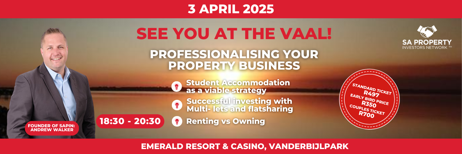 Vaal Event 2025 - Professionalizing your Property Business