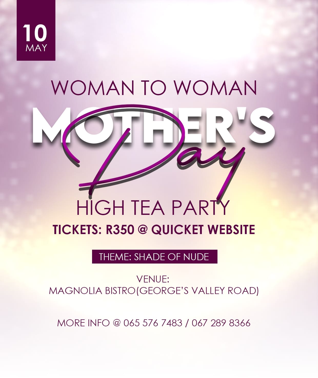 Mothers day :woman woman high tea party