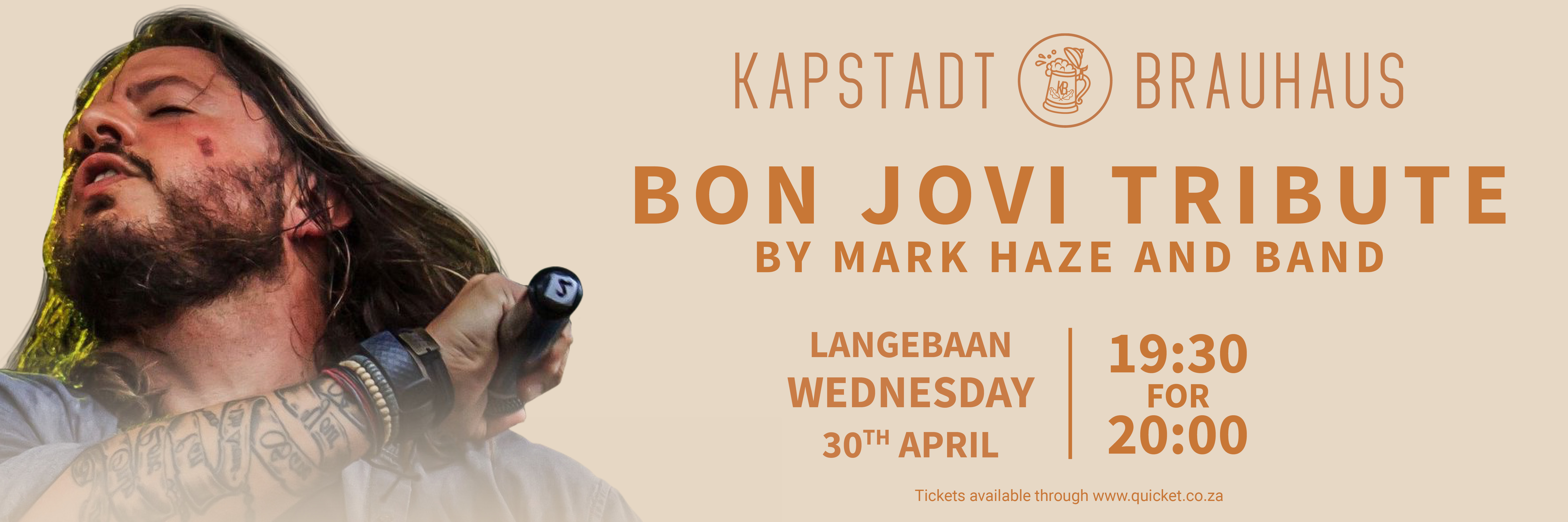 Bon Jovi Tribute by Mark Haze & Band at Kapstadt Brauhaus Langebaan