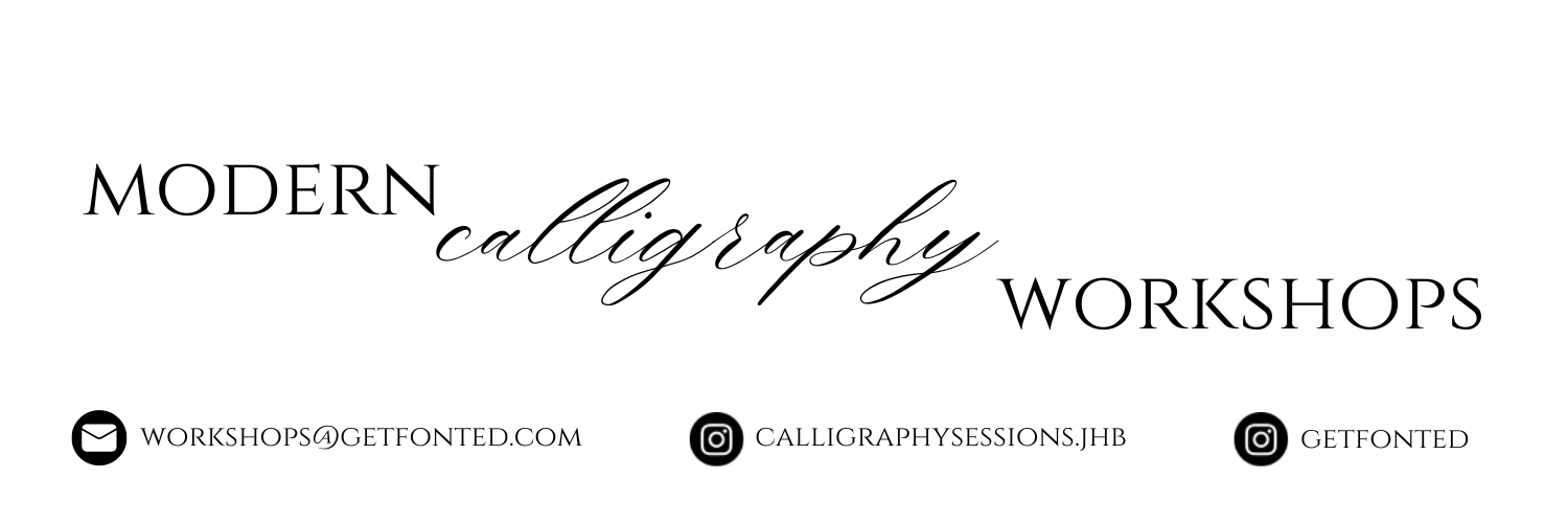 Introduction to Modern Calligraphy with pointed pen
