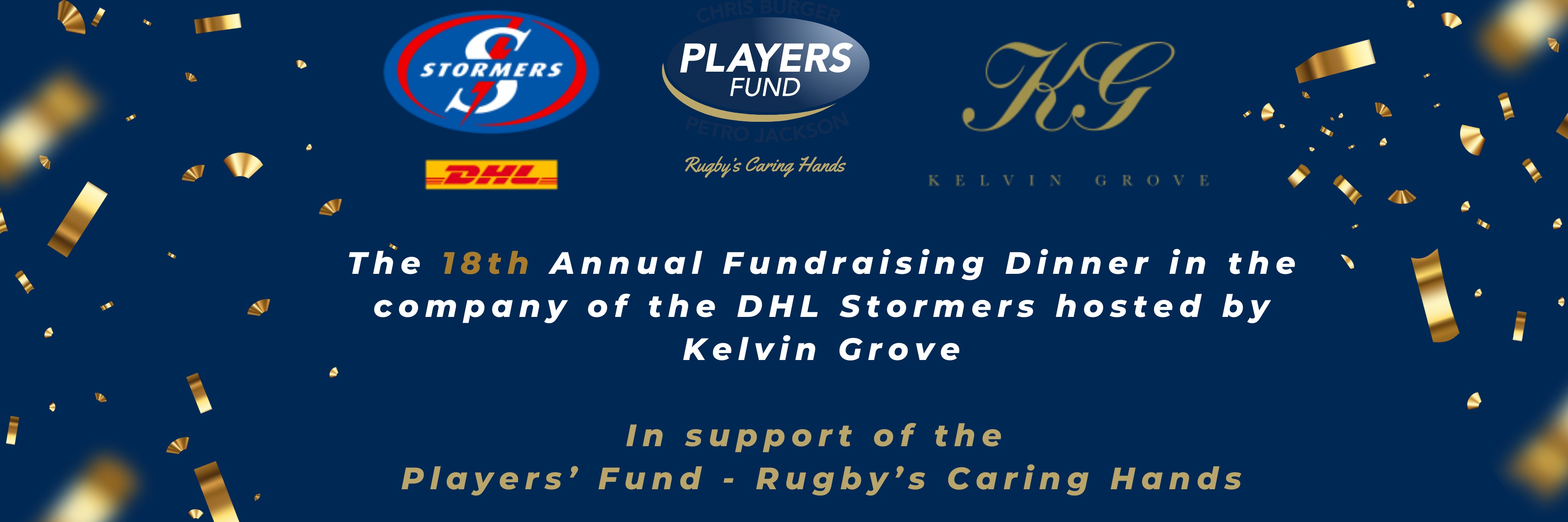 The Players' Fund with DHL Stormers & Kelvin Grove Fundraising Dinner
