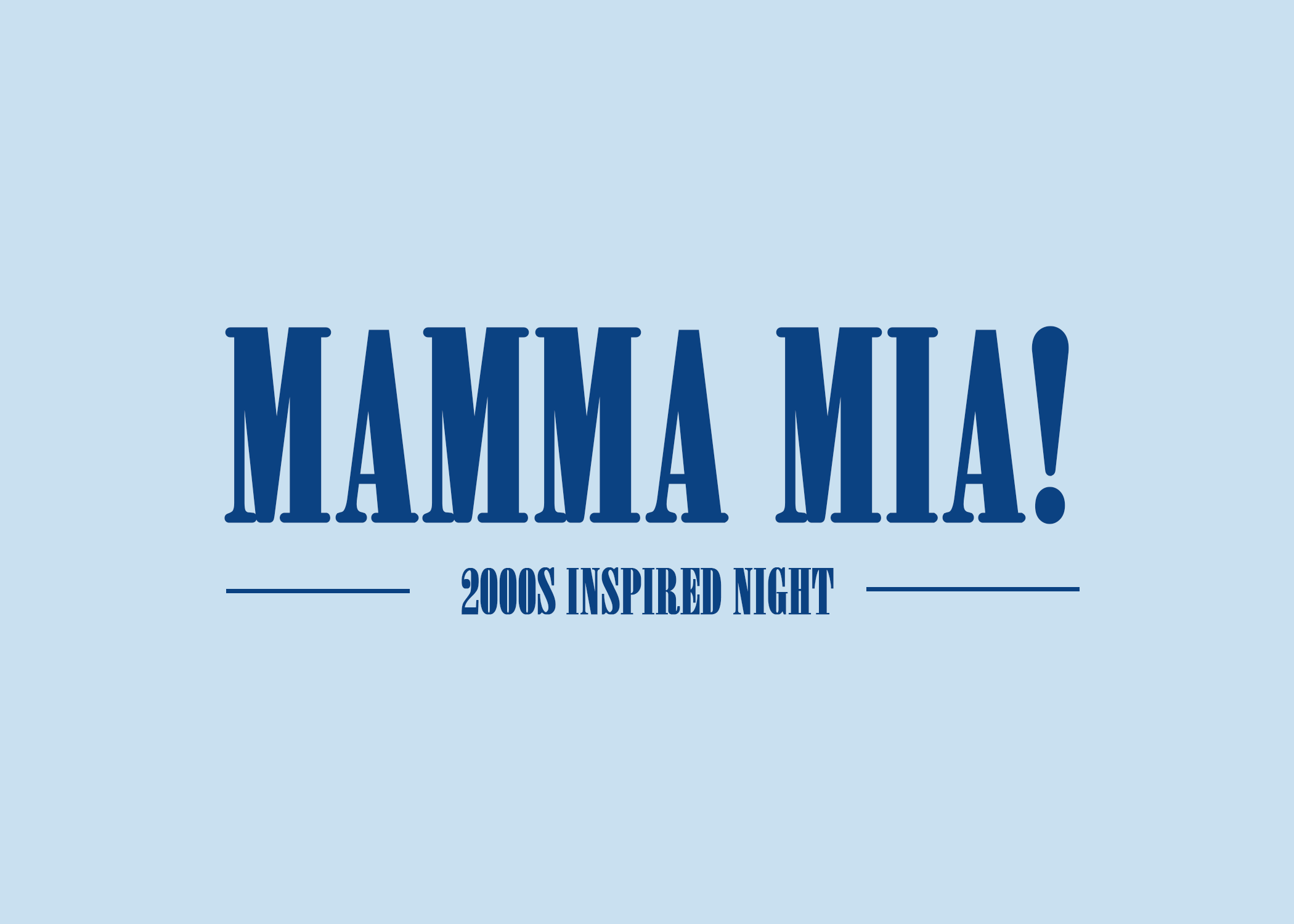 Mamma Mia Night