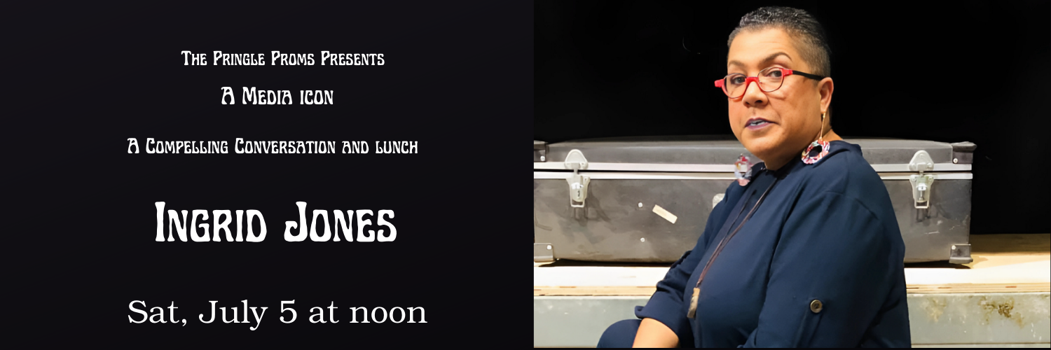 Media icon Ingrid Jones for Pringle Proms, Saturday, July 5.