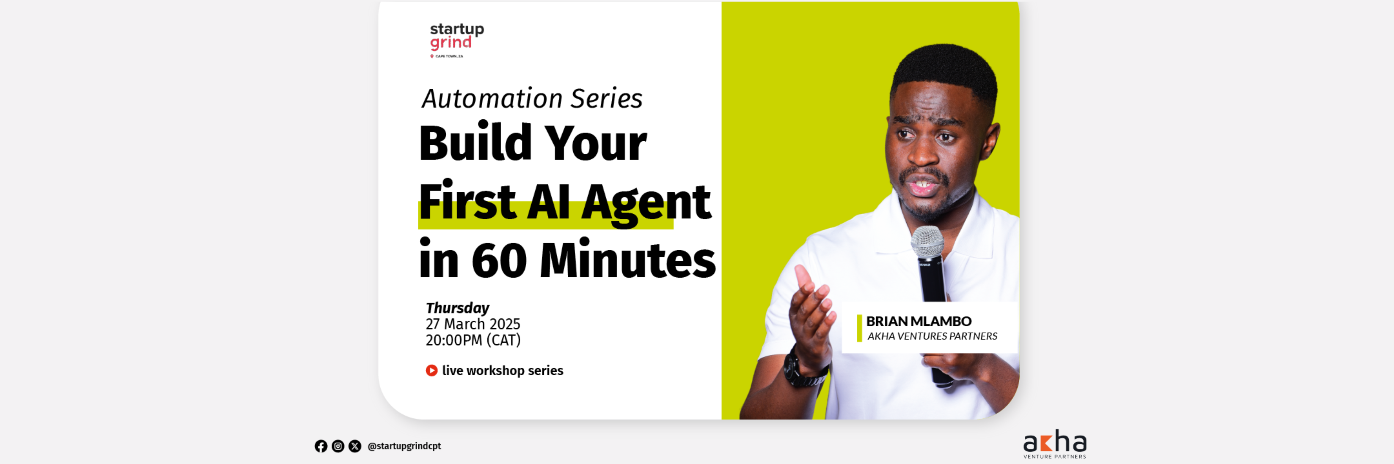Book Tickets For Build Your First Ai Agent In 60 Minutes