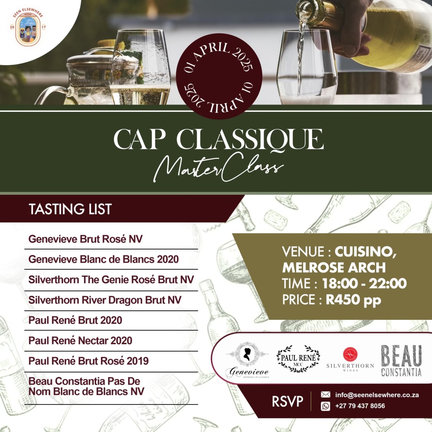 Cap Classique Masterclass with Tumelo Moreo