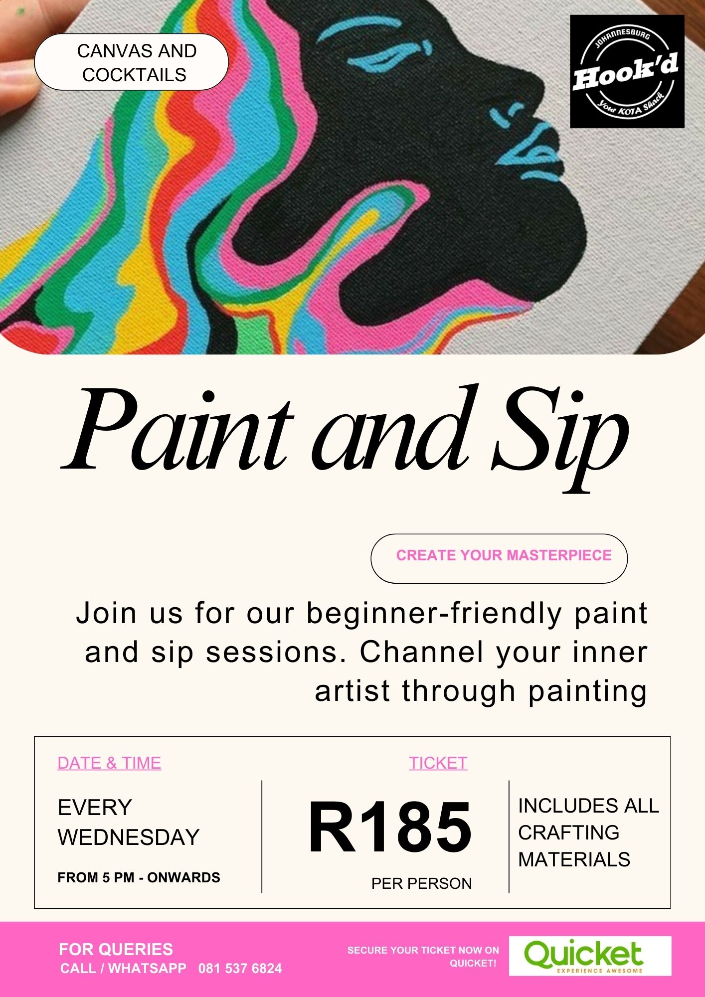 PAINT AND SIP EVENTS