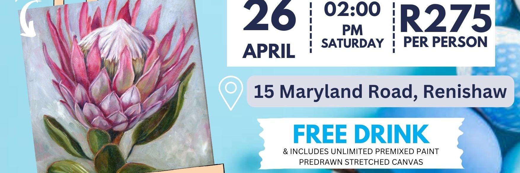 Passion Paint and Snack - Renishaw Protea