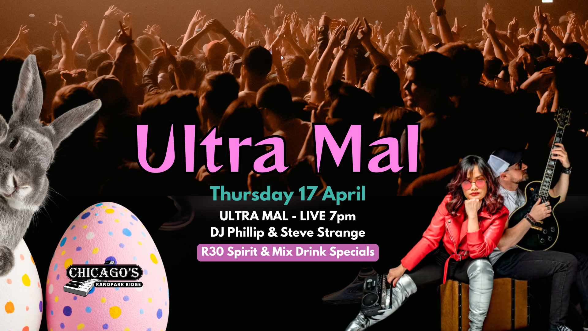 Easter Rock & Rave Party at Chicagos