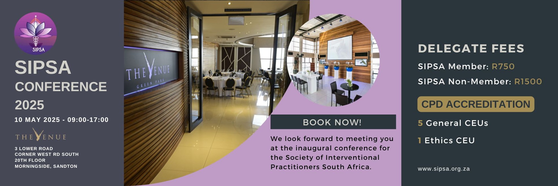 SIPSA Conference 2025 - The Venue, Sandton