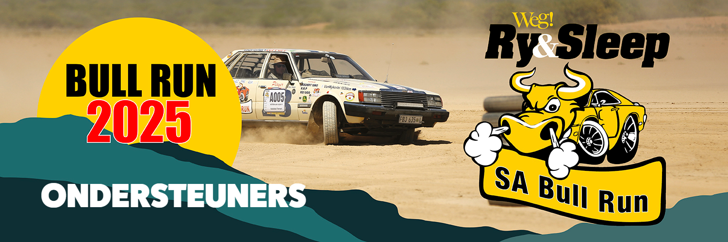 Weg! Ry&Sleep Bull Run 2025 Ondersteunerskaartjies