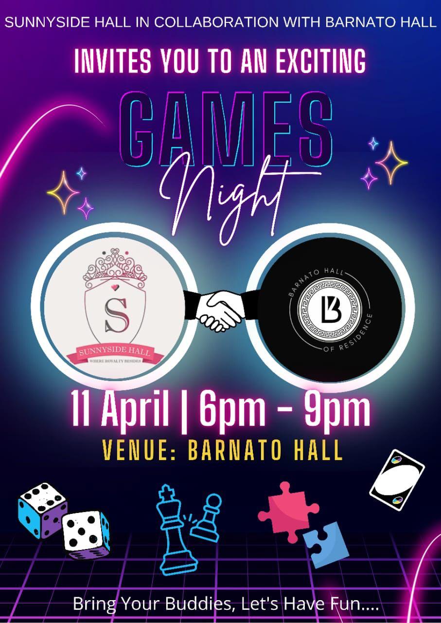 Sunnyside & Barnato Hall Games Night 2025