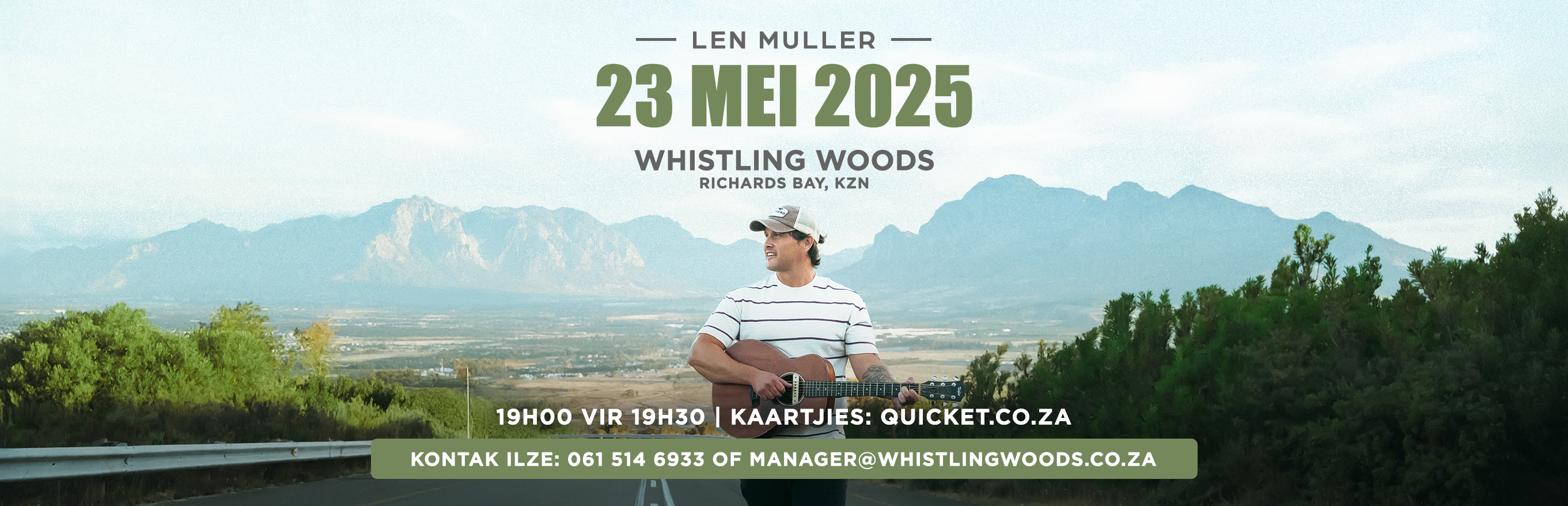 LEN MULLER @ Whistling Woods, Richardsbaai KZN