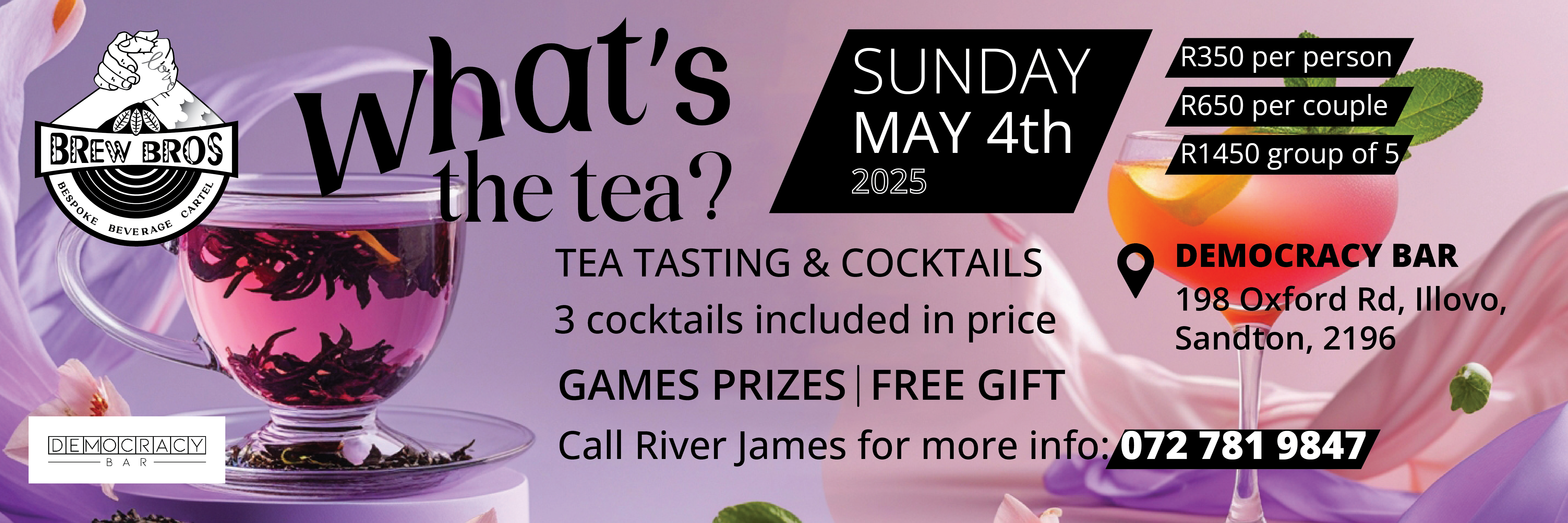 What’s the Tea? – A Boozy Tea-Tasting