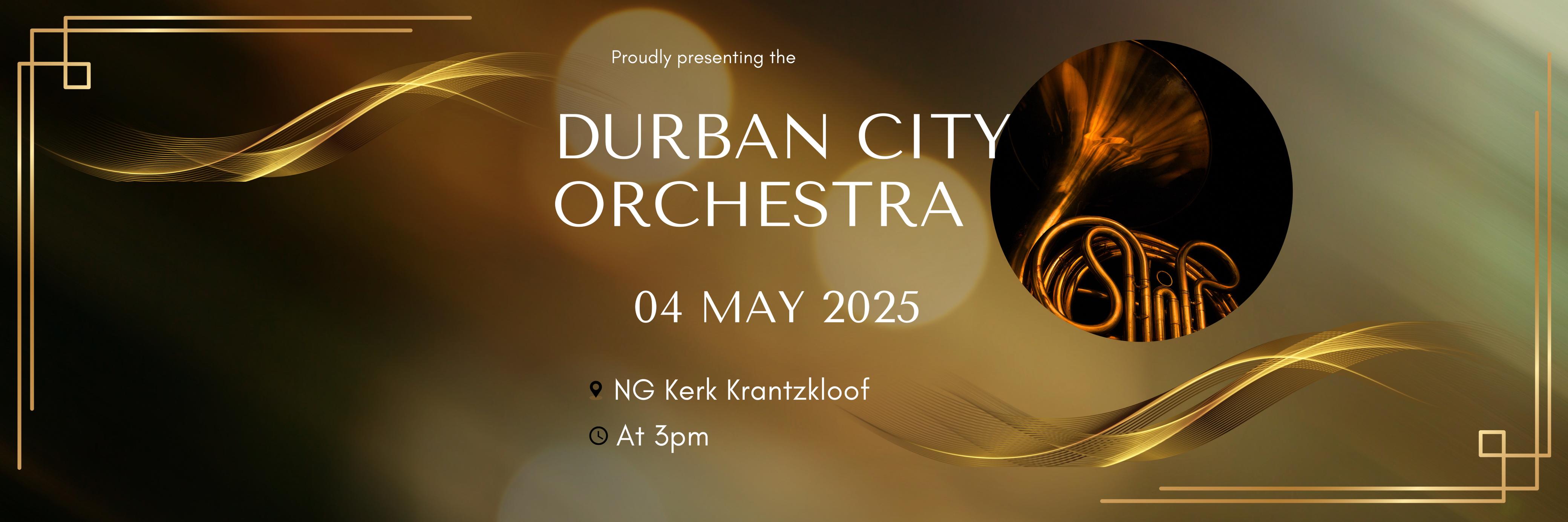 The Durban City Orchestra presents an afternoon of captivating performance of popular concert classics.