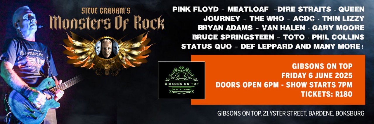Steve Graham's Monsters of Rock show - Rooftop (GP Models / Gibsons on Top)
