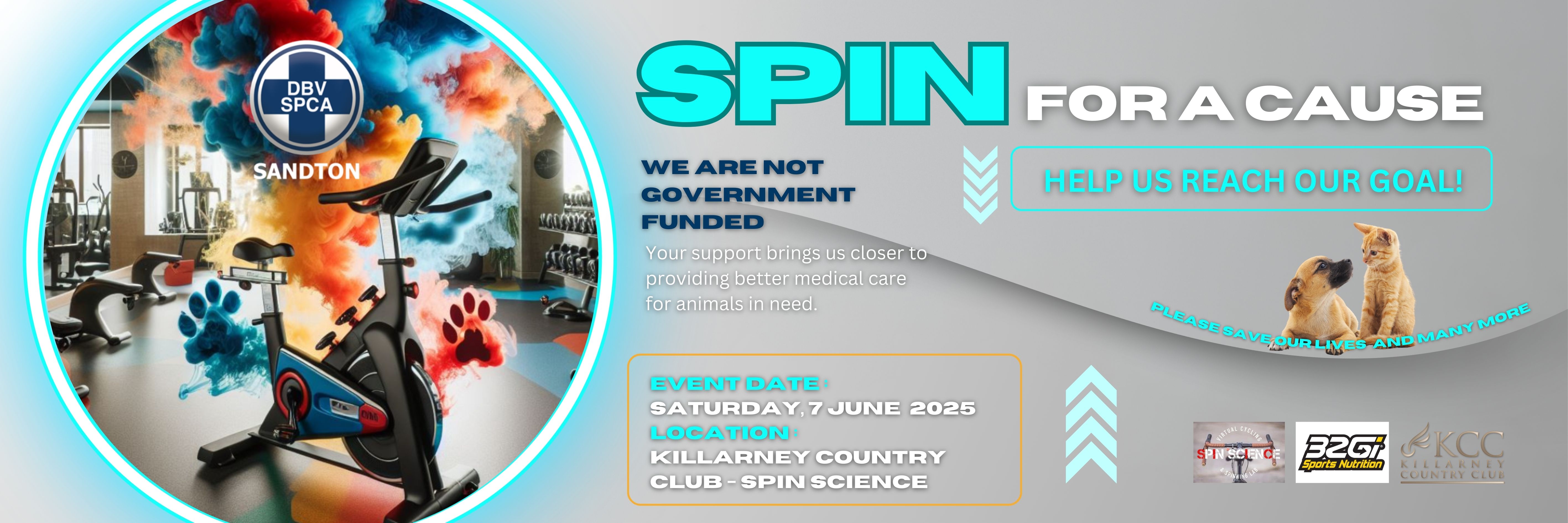 Sandton SPCA Spinathon 7 June 2025