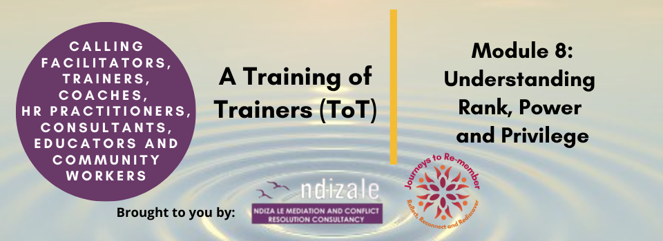 DEI ToT Module 8:  Understanding Rank, Power and Privilege