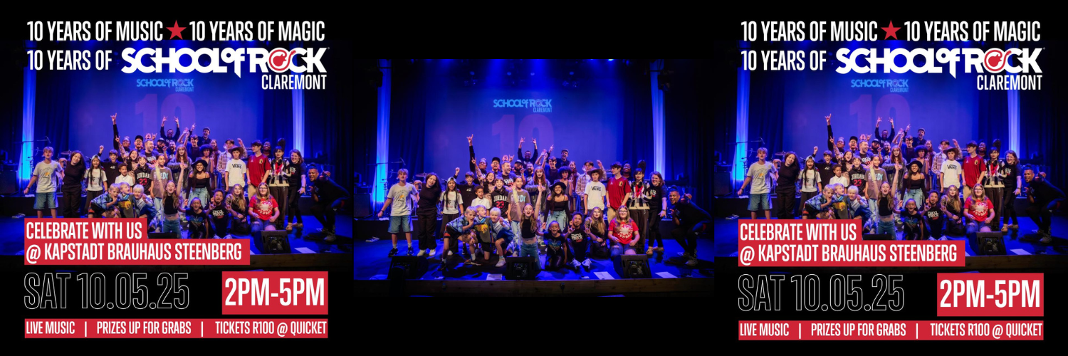 School of Rock Claremont 10 Year Birthday Celebration