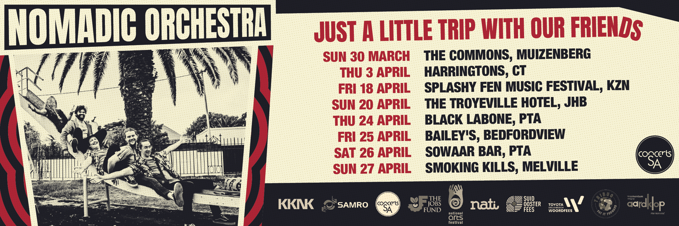 Nomadic Orchestra live at Smoking Kills with support from Sea of Green