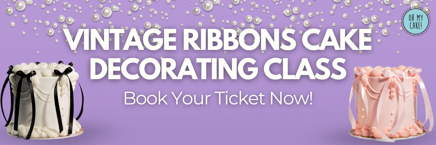 Vintage Ribbons Cake Decorating Class