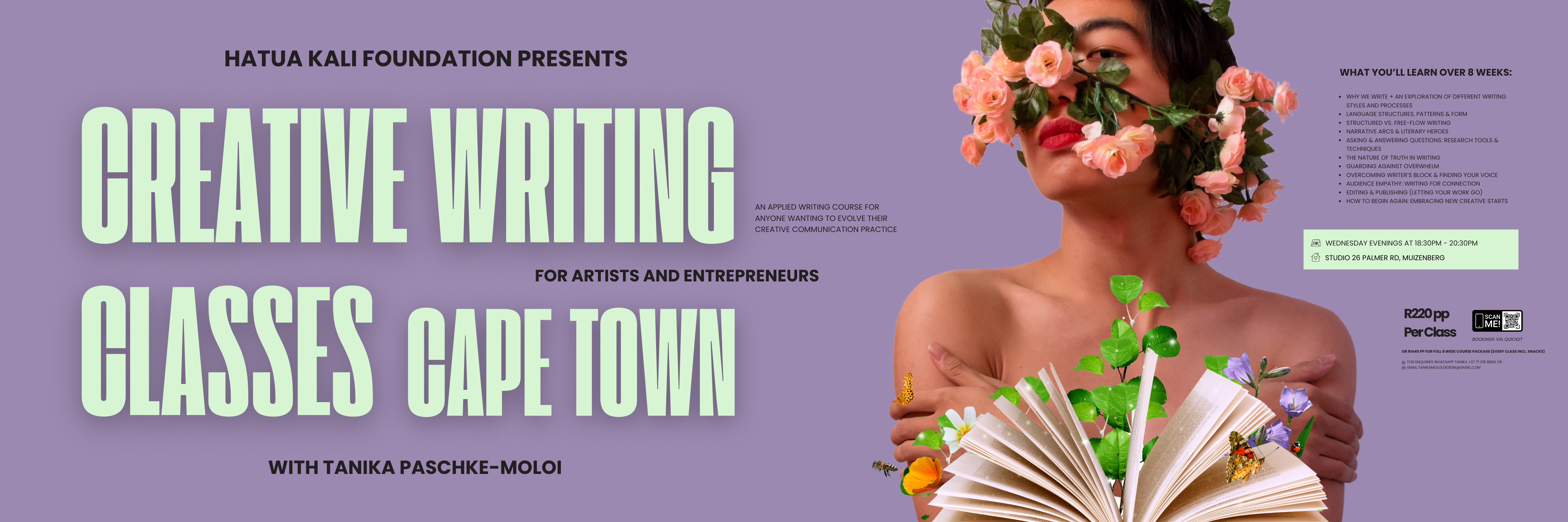 Creative Writing Classes for Artists and Entrepreneurs (Muizenberg | Deep South) Series II
