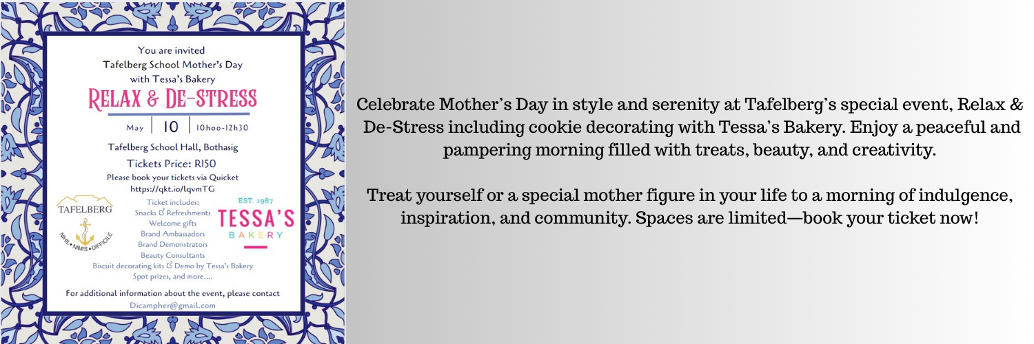 Tafelberg Mother’s Day: Relax & De-Stress with Biscuit Decorating by Tessa’s Bakery