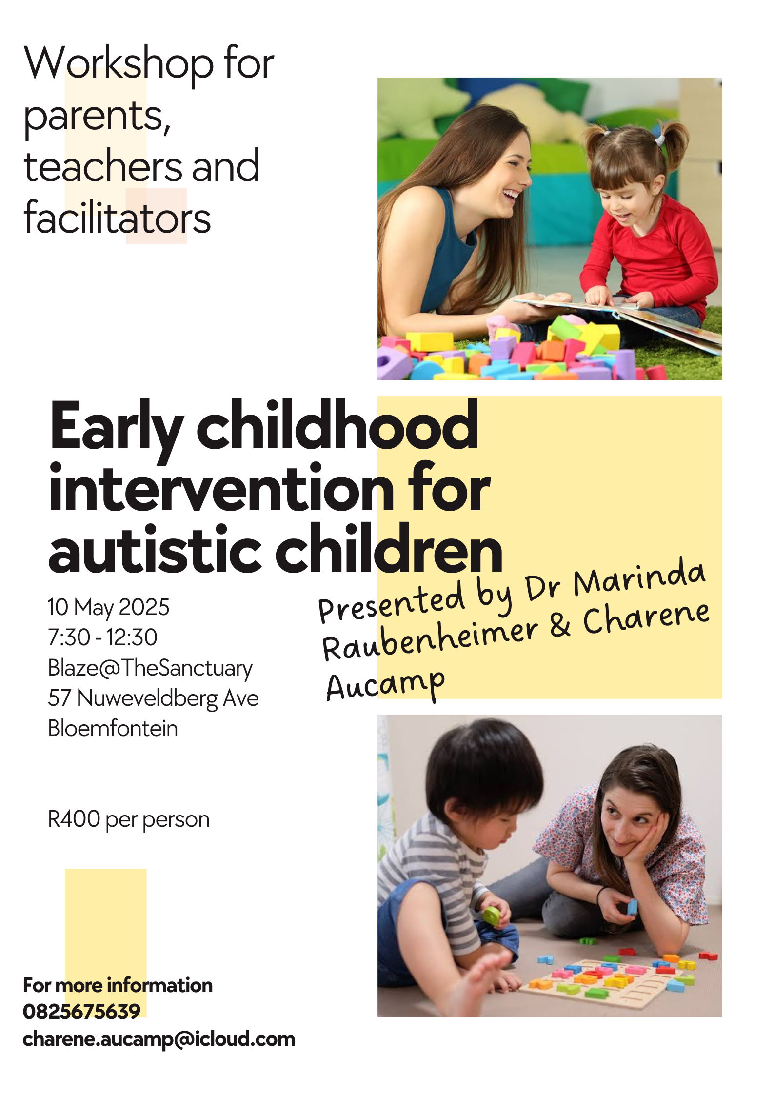 Early childhood development intervention for Autistic learners