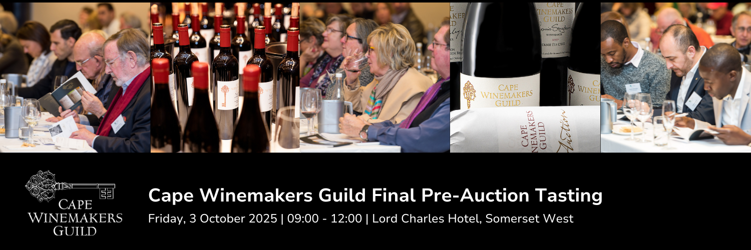 2025 Cape Winemakers Guild Final pre-Auction Tasting