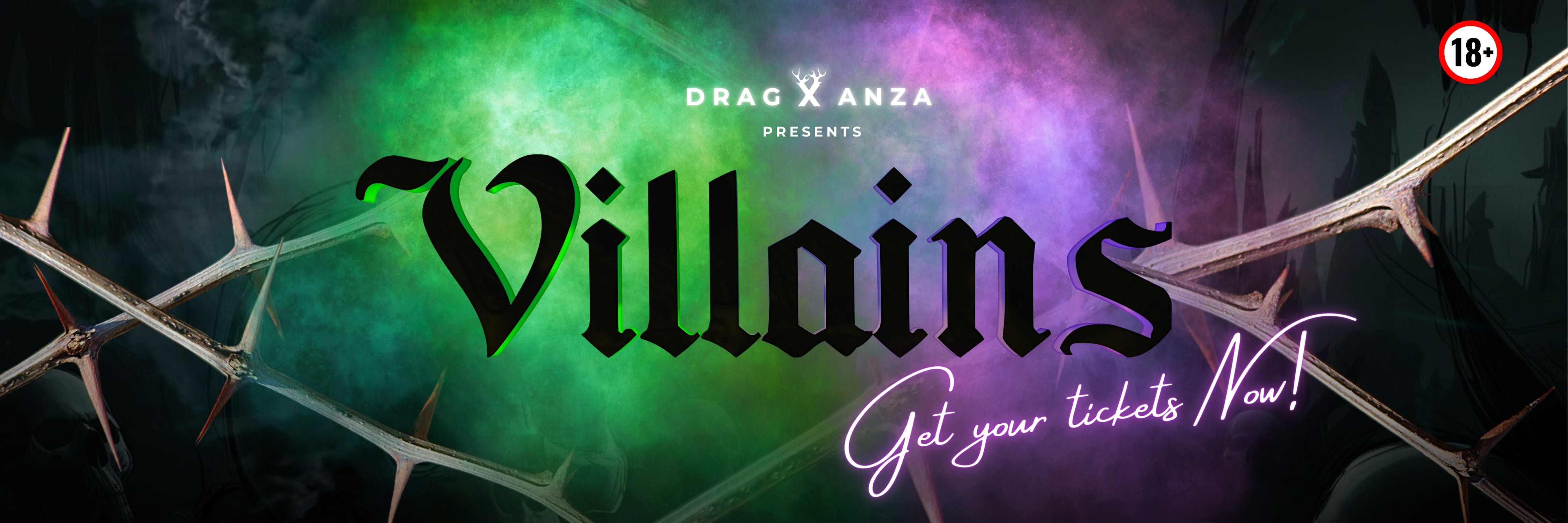 DRAG-X-ANZA PRESENTS | VILLAINS