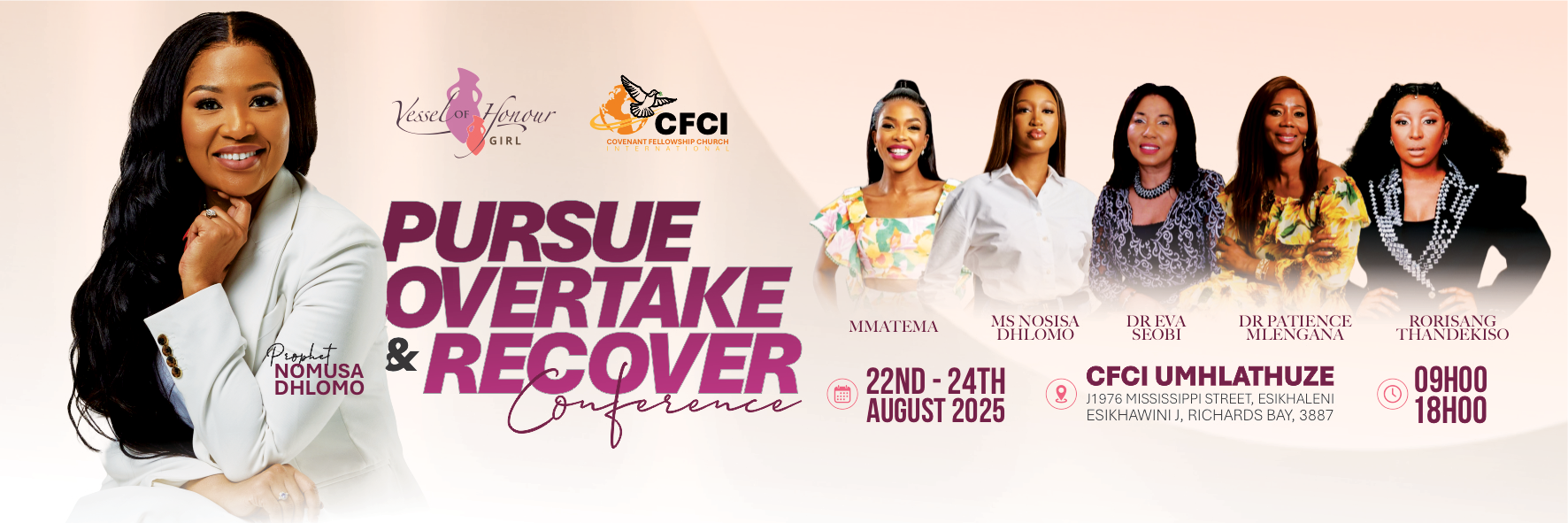 Pursue, Overtake & Recover Conference