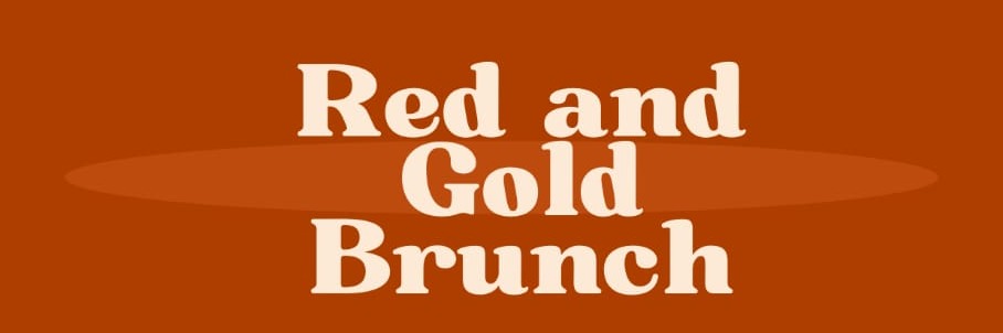 Red and Gold Brunch